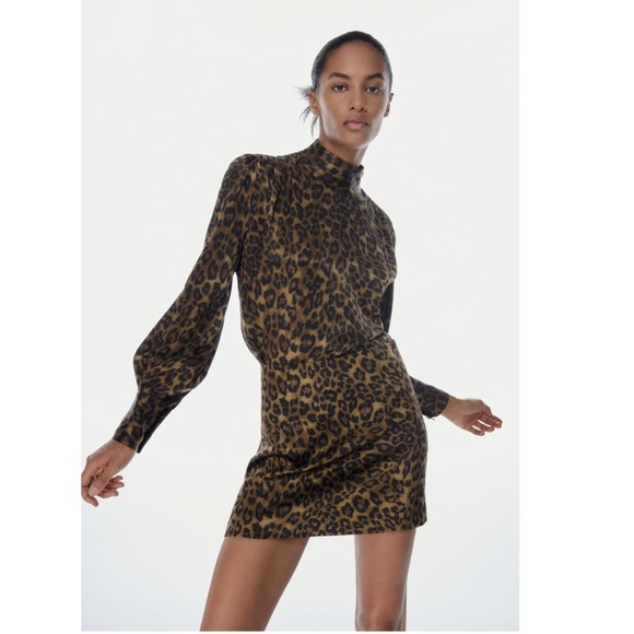 Zara Dresses & Skirts - Zara Animal Print Mini Skirt Leopard